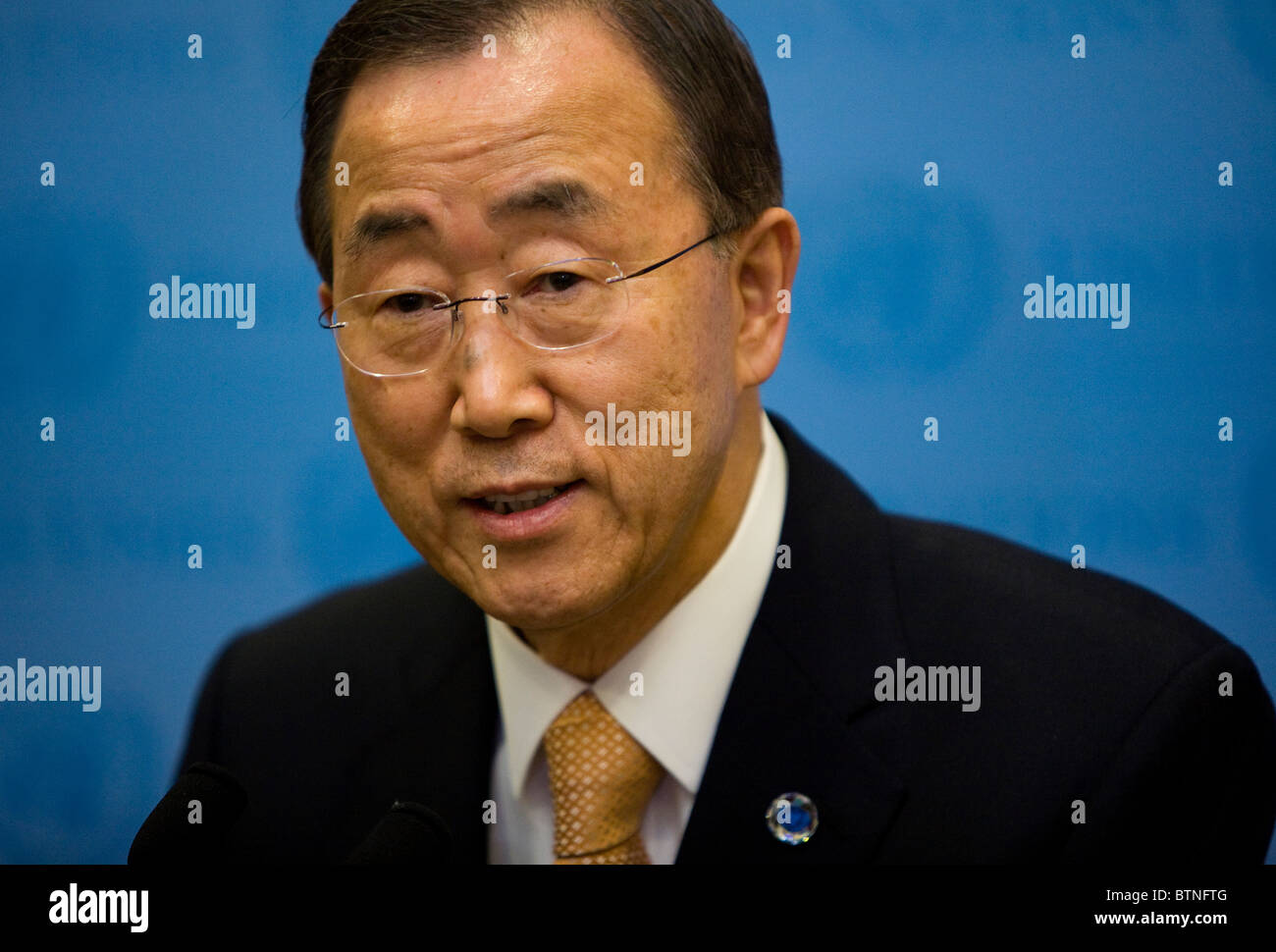 El Secretario General de las Naciones Unidas Ban Ki Moon Fotografía de  stock - Alamy