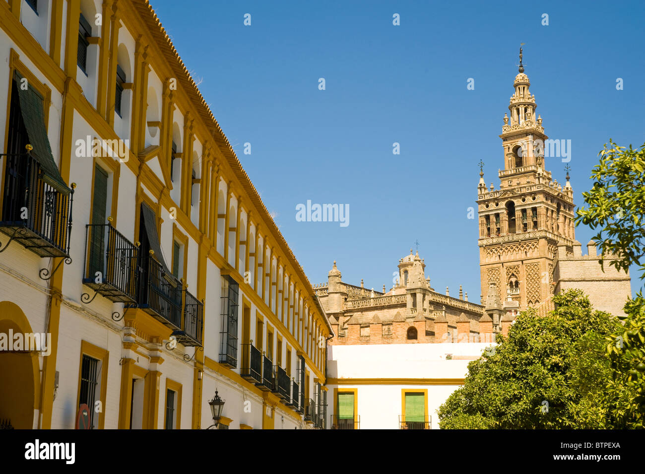 La Giralda, Sevilla, Andalucía, España. Foto de stock