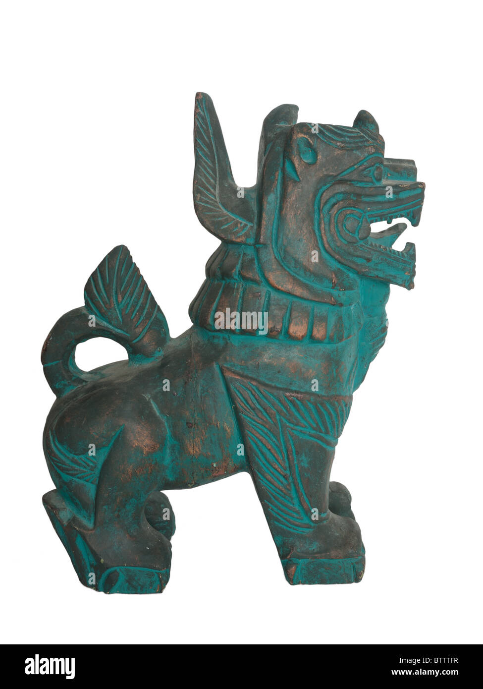León asiático ornamento Foto de stock