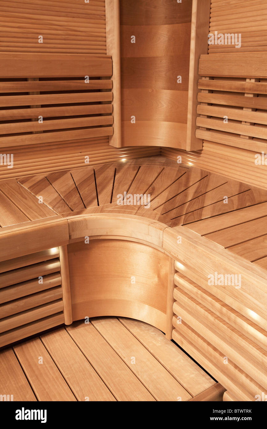Sauna finlandesa Foto de stock