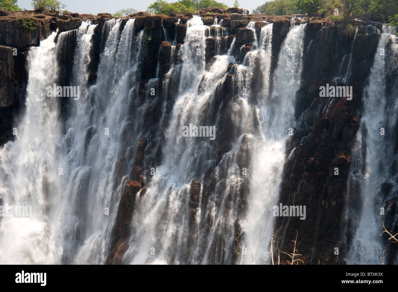Oriental de la Catarata Victoria Falls, Zambia Foto de stock