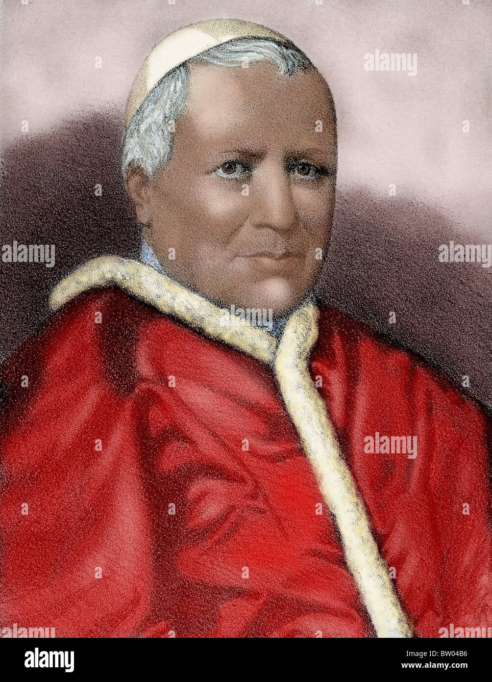Pío IX (1792-1878). Papa italiano. Foto de stock