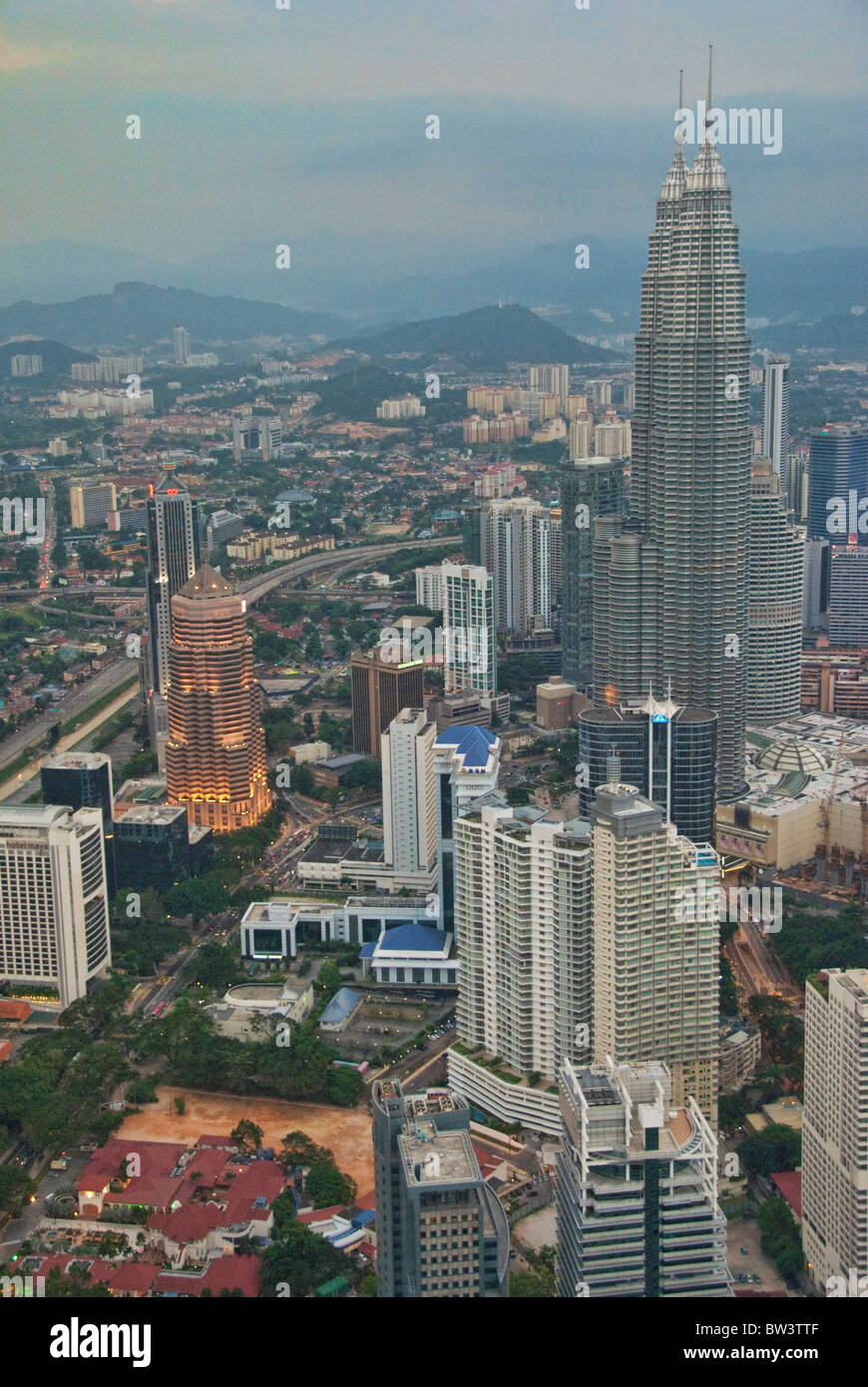 Detalle de Kuala Lumpur, capital de Malasia Foto de stock