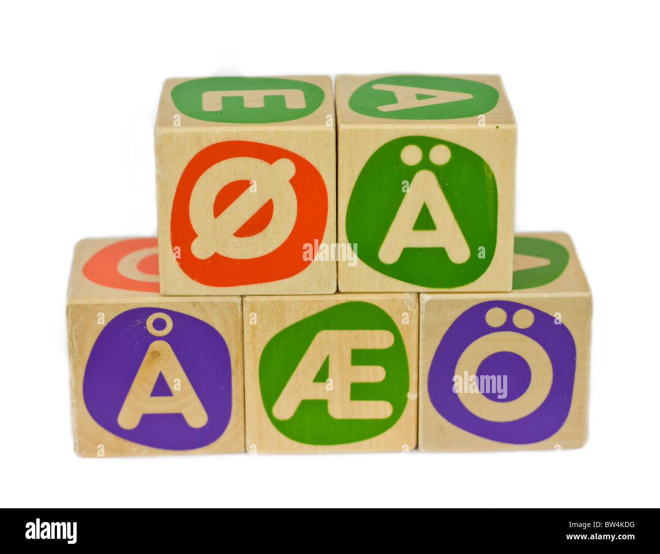 Bloques De Letras Con Todos Los Simbolos Alemanes Y Escandinavos Para Las Vocales Ae Oe Y Aislado Sobre Fondo Blanco Fotografia De Stock Alamy