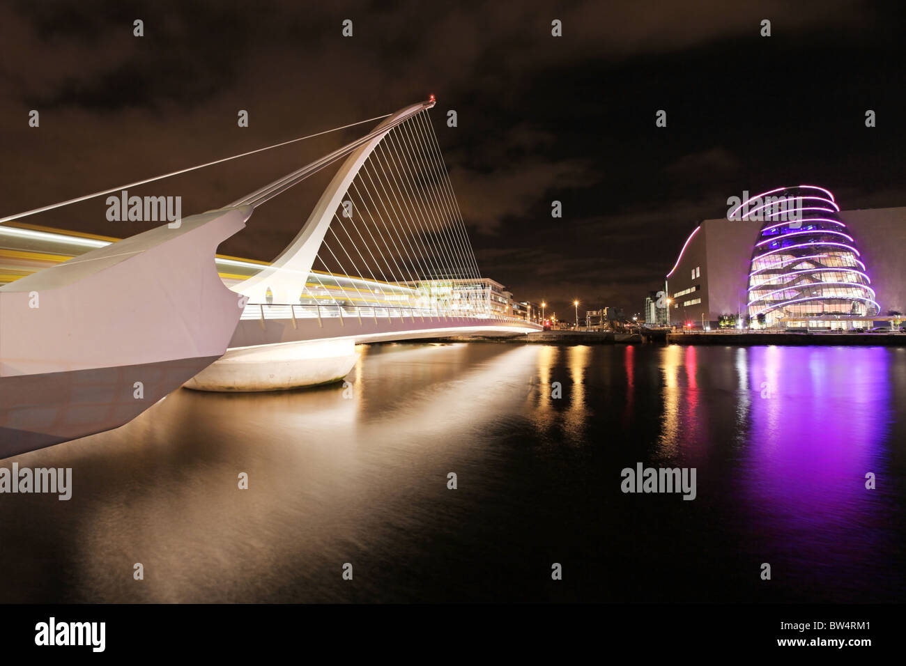 Samuel Beckett Bridge, Dublin . Foto de stock