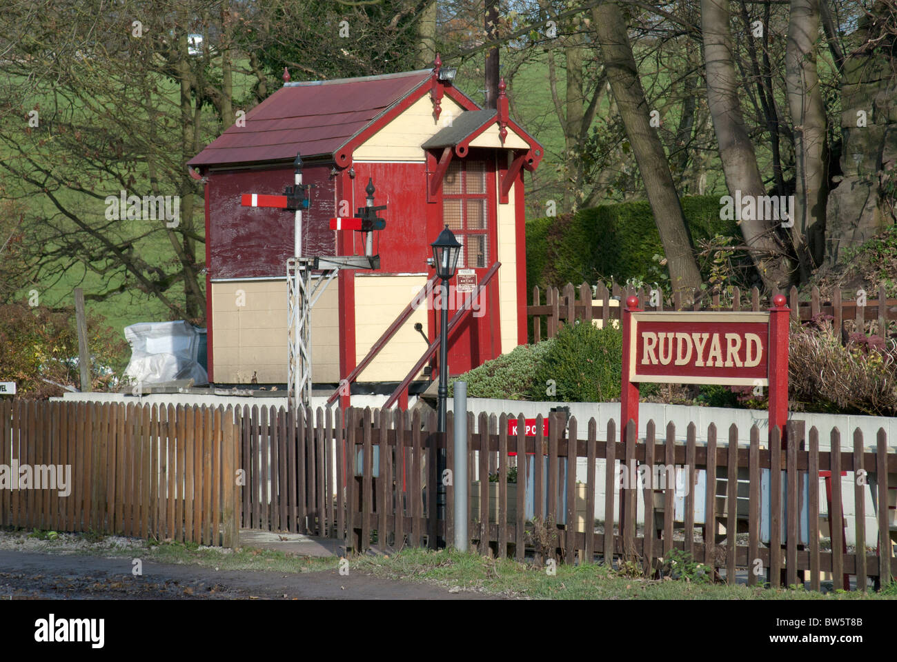 Rudyard Lago Estación de tren en miniatura, Staffordshire Foto de stock