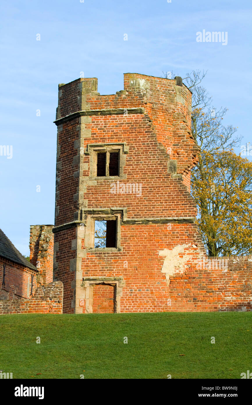 Bradgate Park; Leicestershire; ruinas Bradgate House Fotografía de