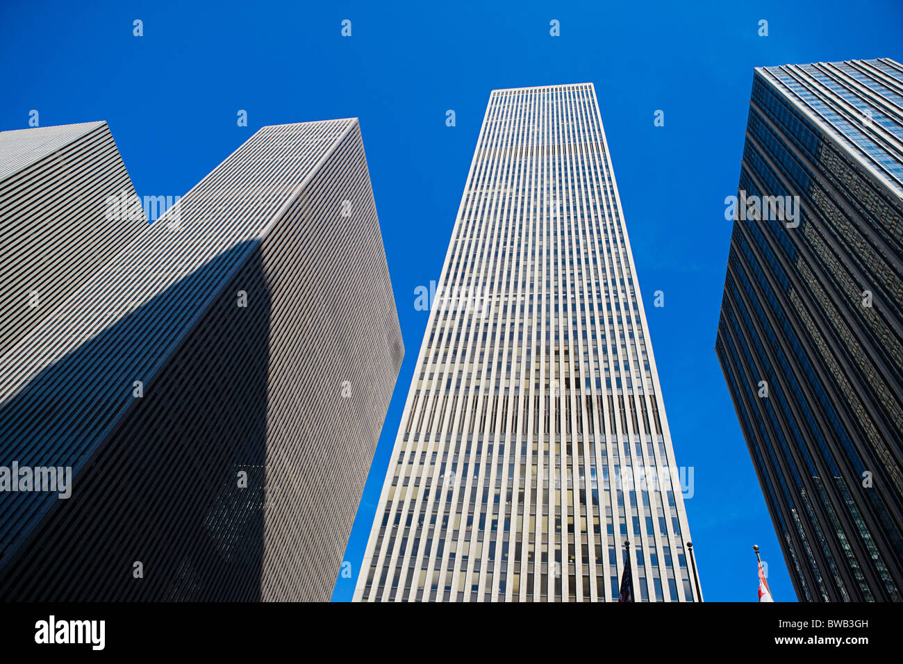 Los rascacielos de Nueva York Foto de stock