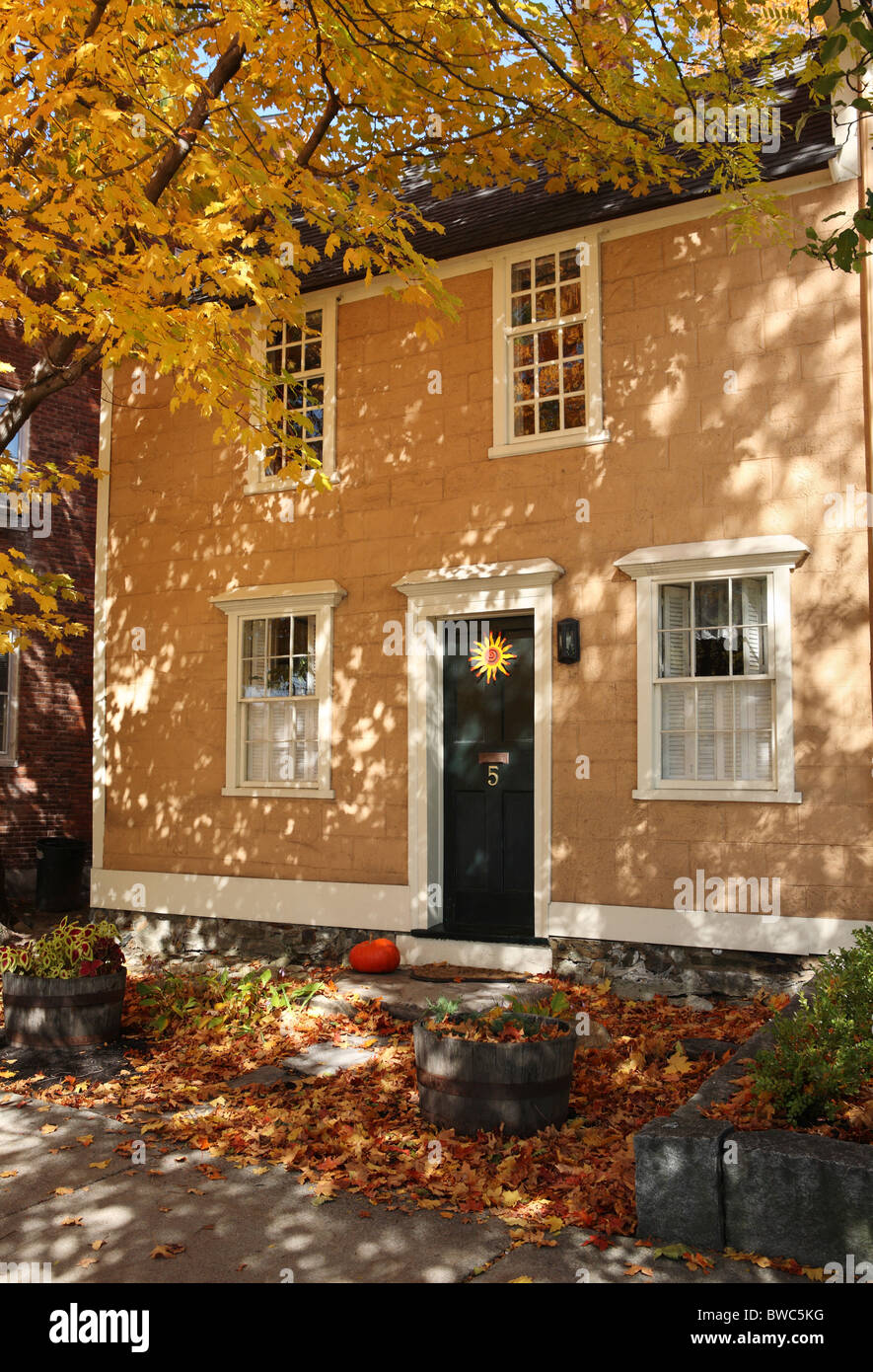 Período casa en Concord, Massachusetts, EE.UU. Foto de stock