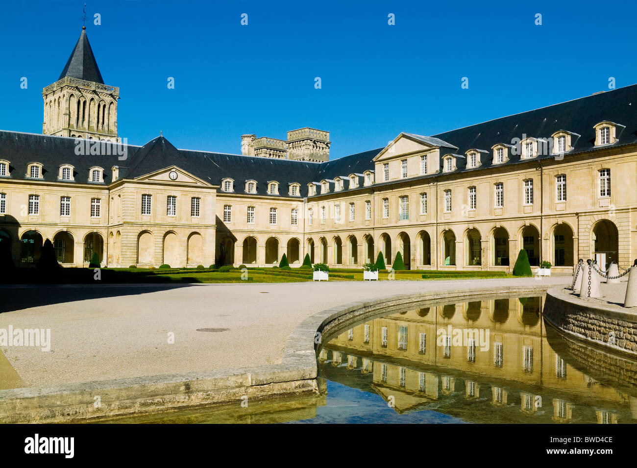 El consejo regional, Abbaye aux Dames, Caen, Calvados, Francia Foto de stock