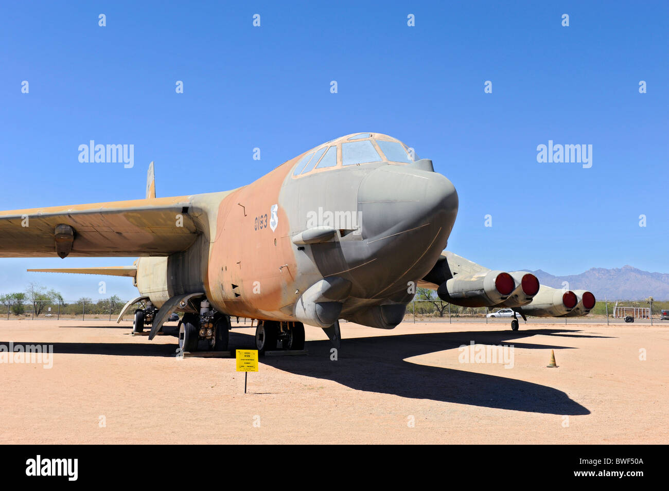 Pima Air & Space Museum de Tucson Arizona Boeing B52G Bombardero Stratofortress 1956 Foto de stock