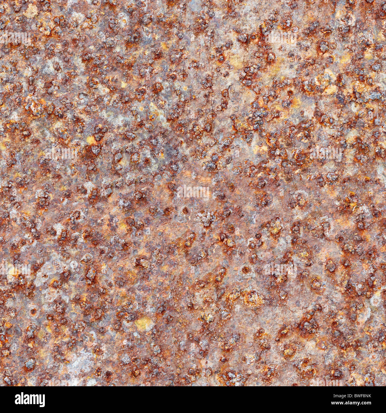 Textura fluida - una superficie de hierro oxidado marrón hoja Foto de stock