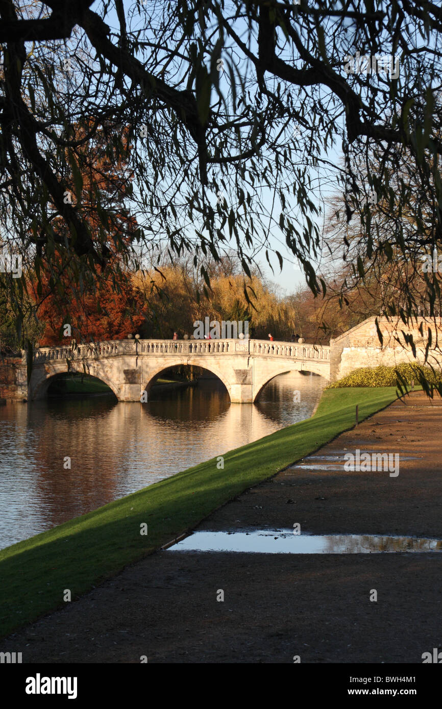 Clare Bridge en Cambridge Foto de stock