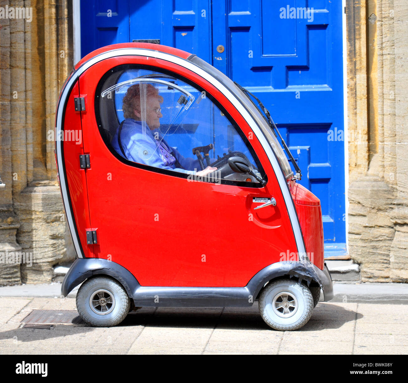 "Mobilidad scooter' UK Foto de stock