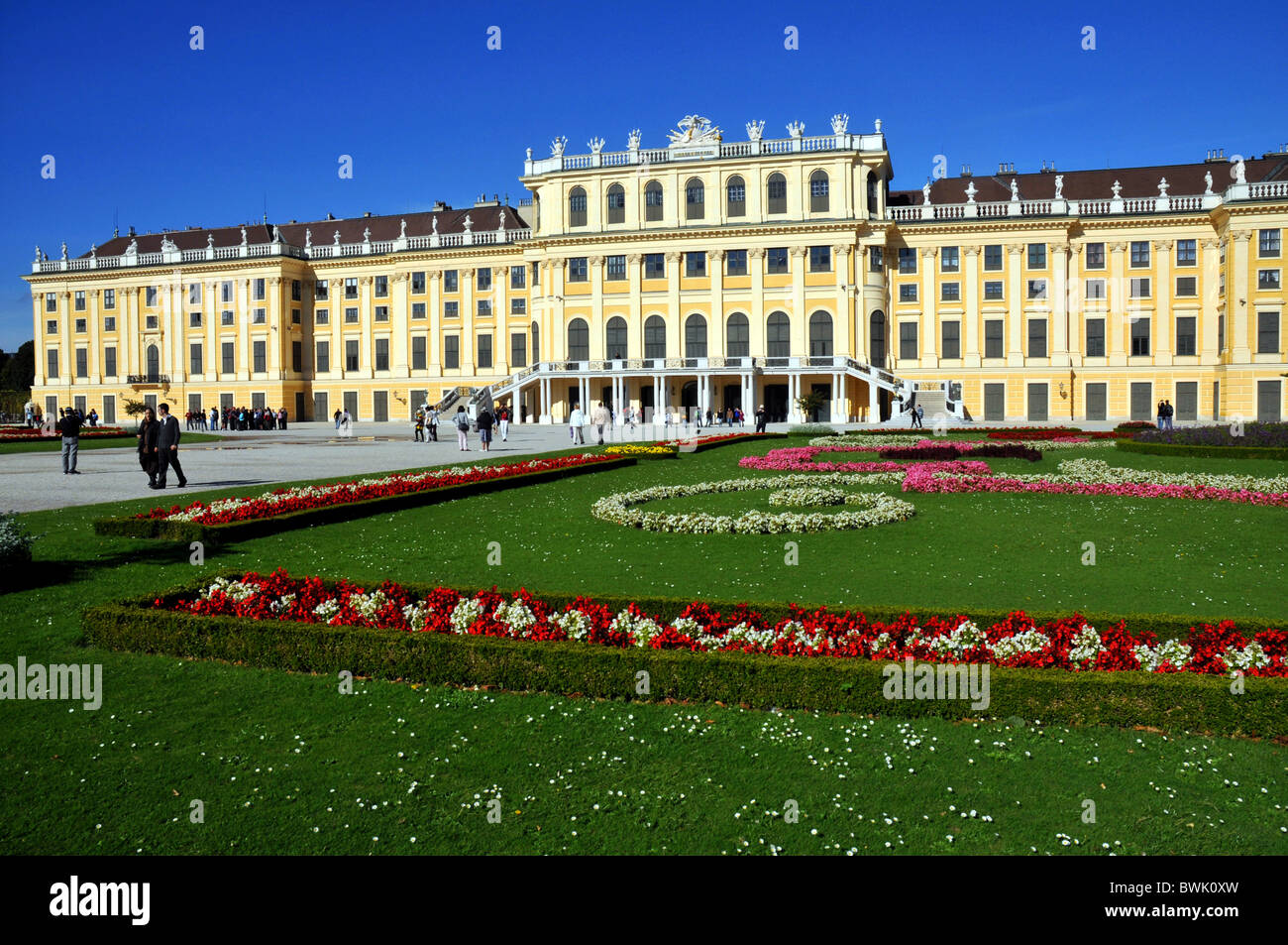 Palacio de Schonbrunn, Viena, Austria, Europa Foto de stock
