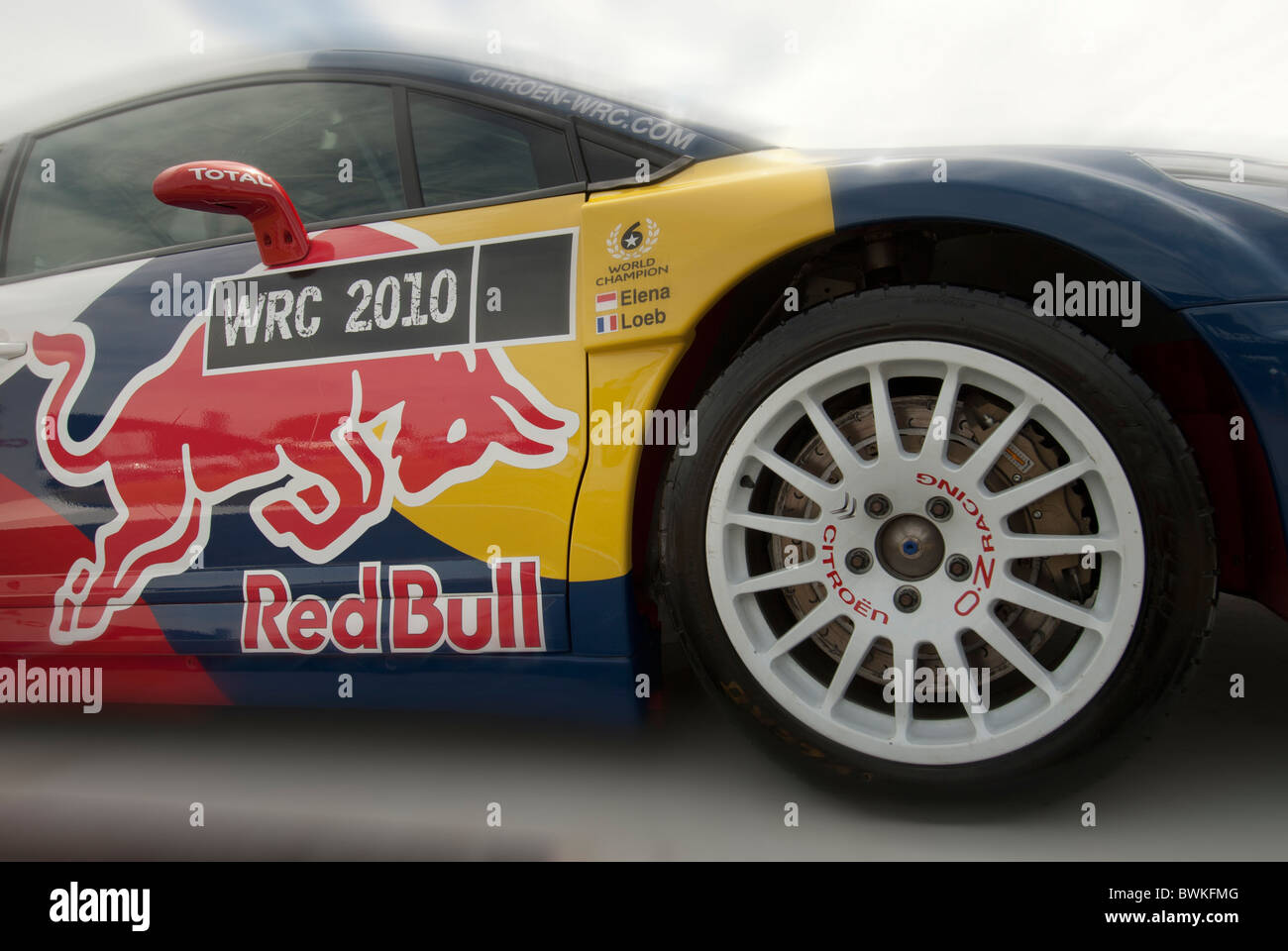 Red Bull WRC rally car Foto de stock