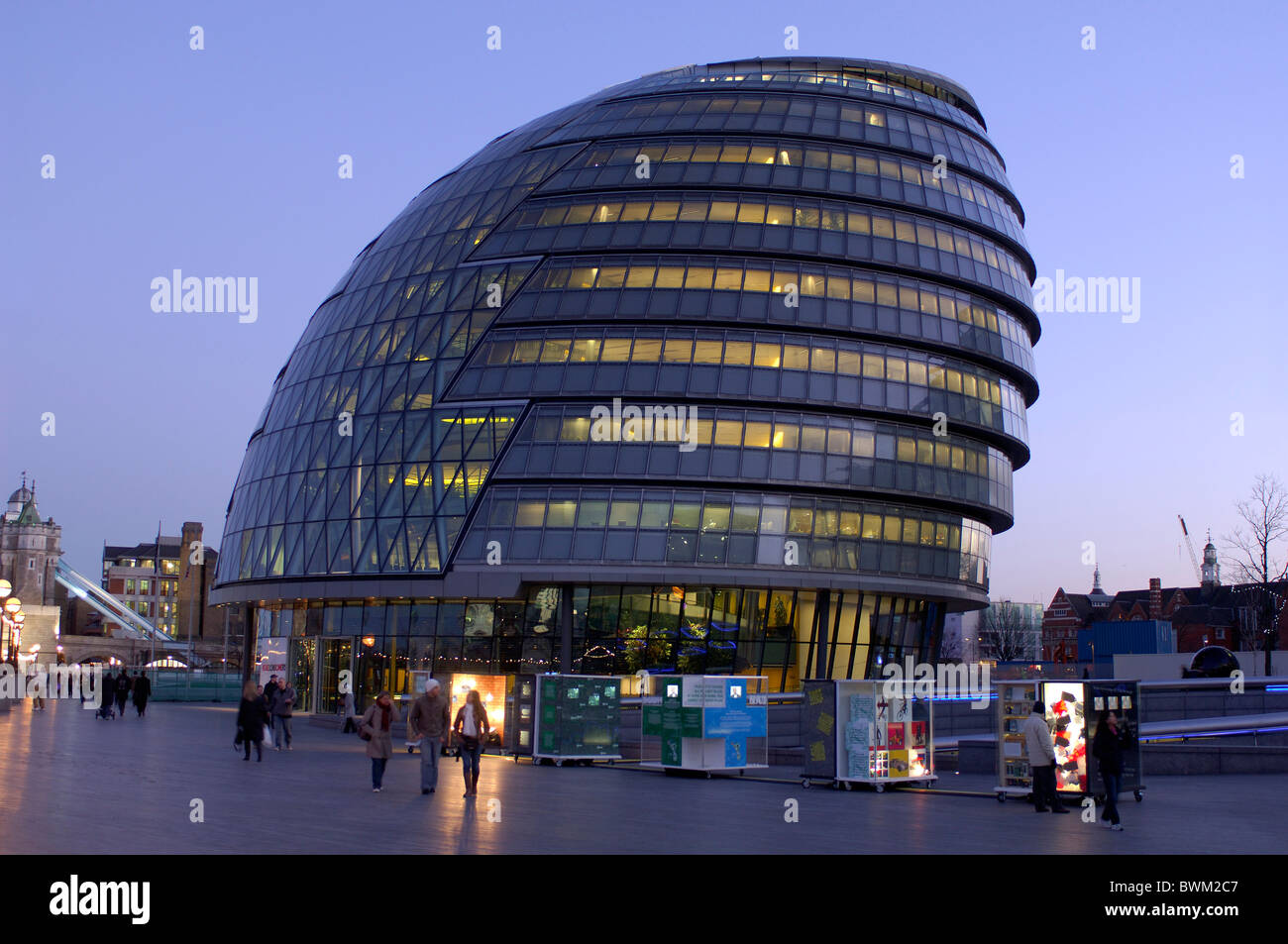 UK City Hall de Londres Greater London Authority Gran Bretaña Europa Reino Unido Inglaterra Europa Arquitectura Foto de stock