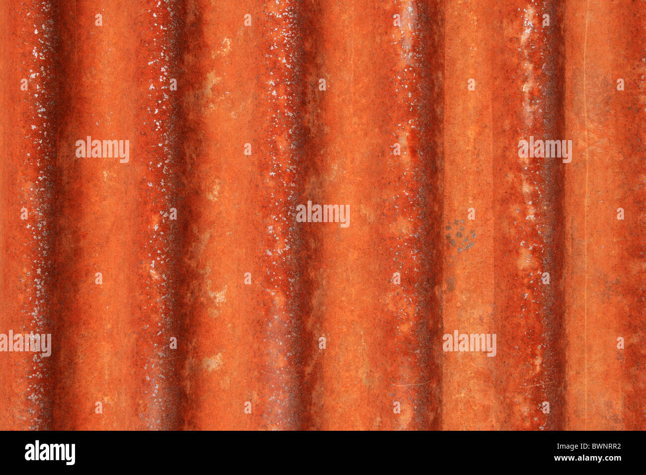 Rusted metal corrugado grunge textura de fondo Foto de stock