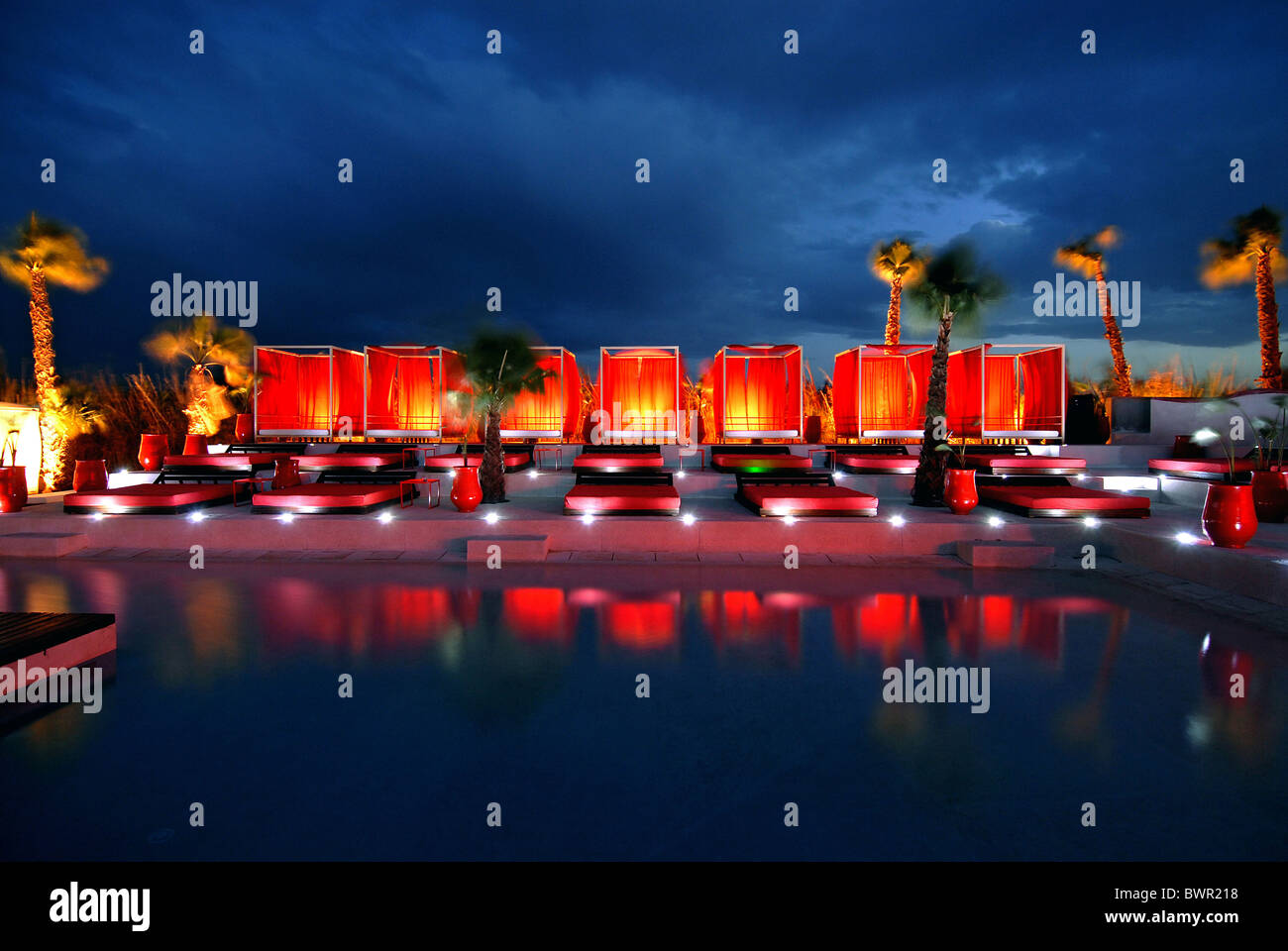 Plage Rouge Marrakech Marruecos Afrika Restaurante Lounge