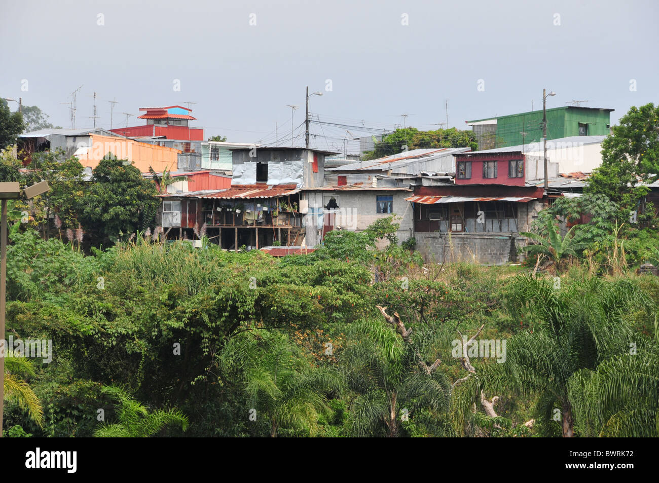 Escazú suburbio de San José Costa Rica Foto de stock