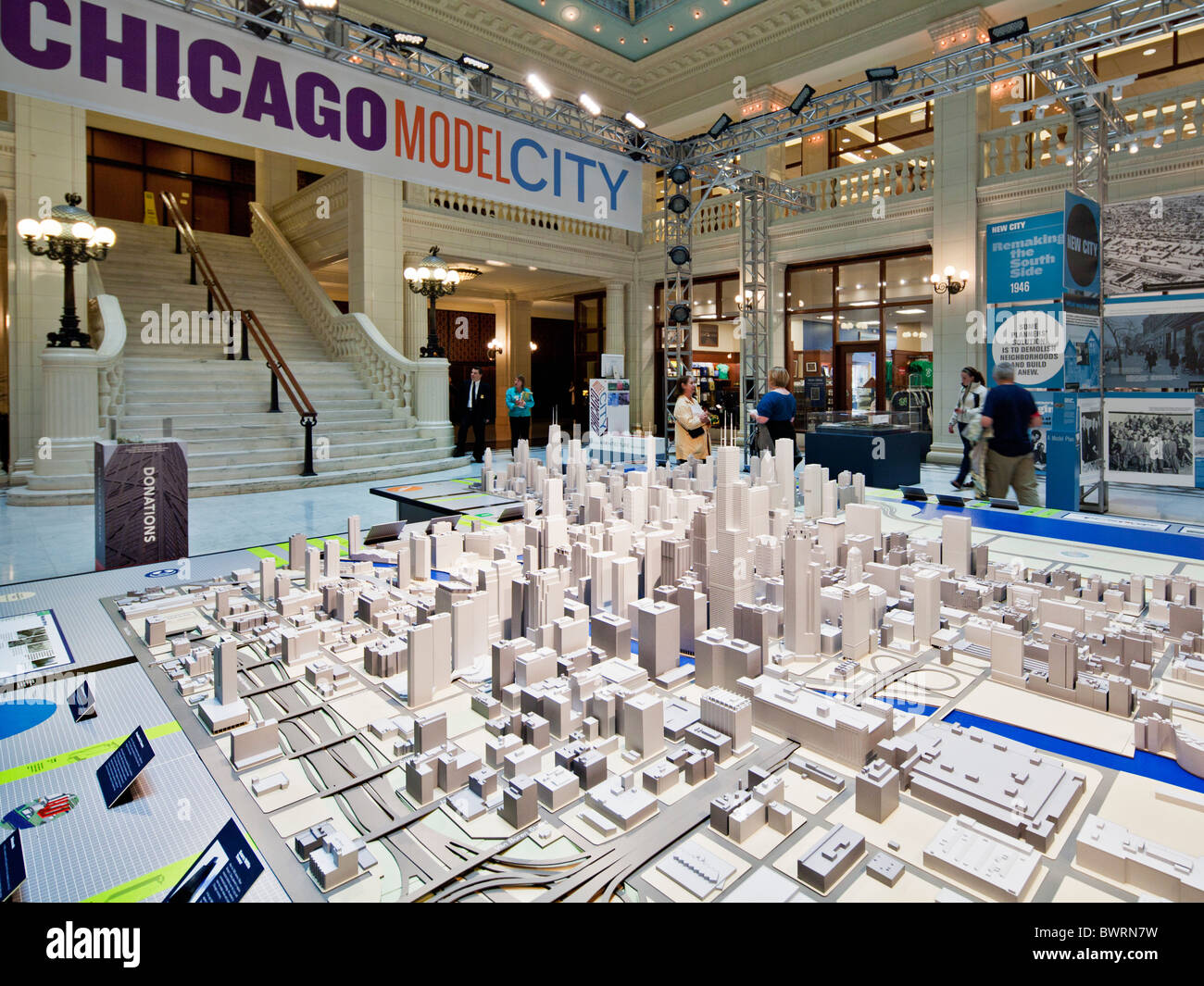 Ciudad modelo chicago fotografías e imágenes de alta resolución - Alamy