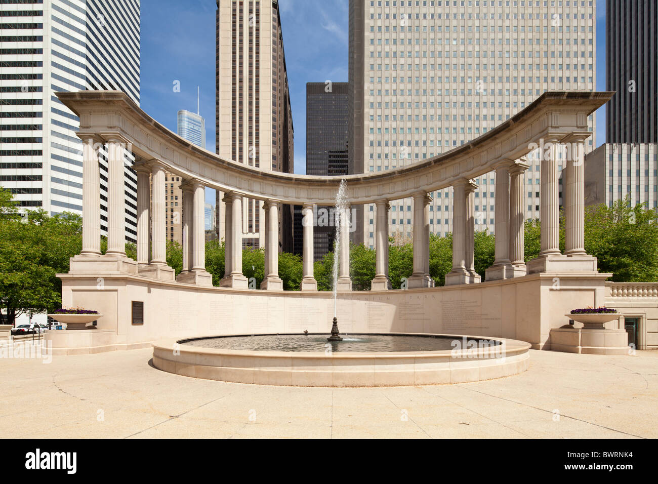 Monumento del Milenio, Chicago, Illinois Foto de stock