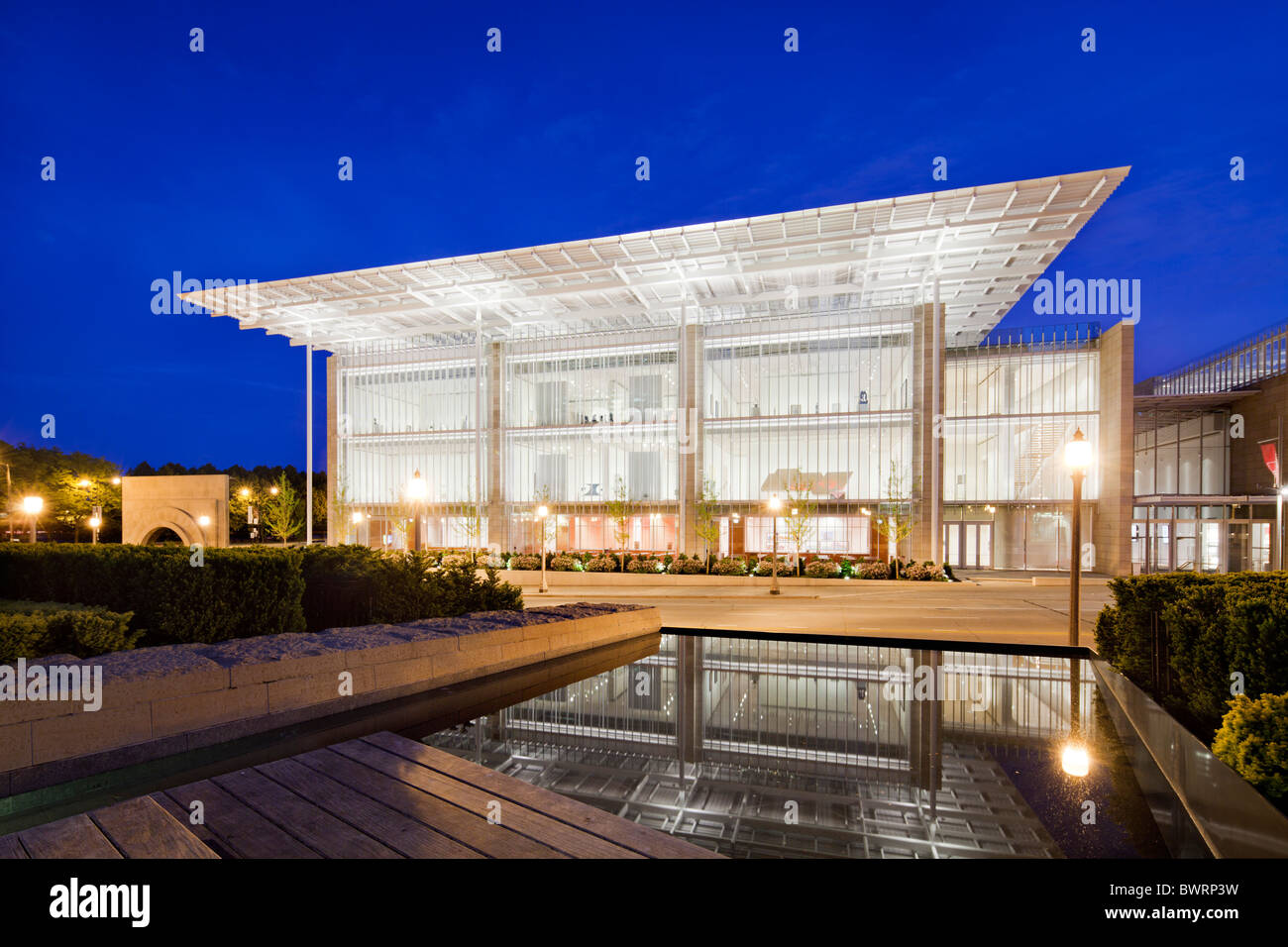 Instituto de Arte de Chicago, Illinois, Renzo Piano Foto de stock