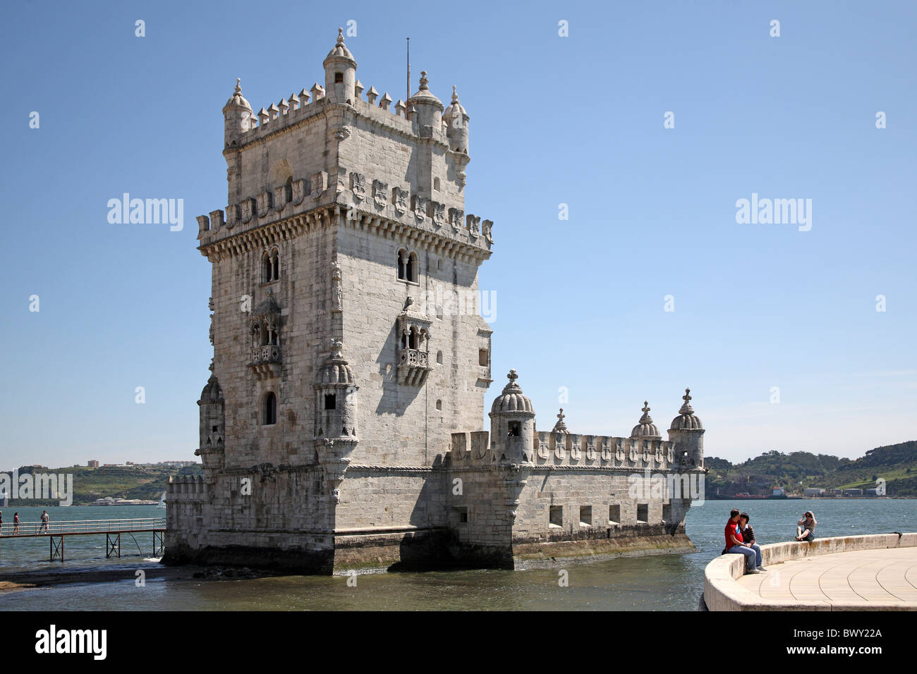Portugal Lisboa Lisboa Torre de Belem Belem Foto de stock