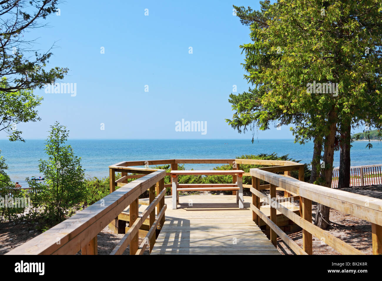 Mirador de nuevo Wasaga Beach Foto de stock