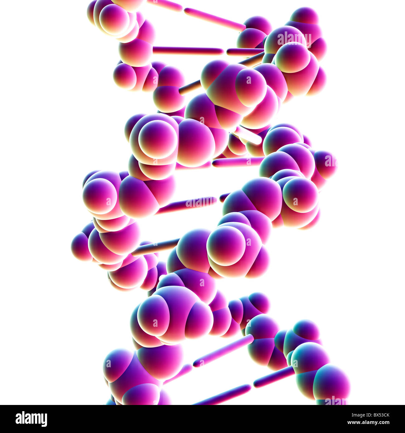 Estructura del ADN Foto de stock