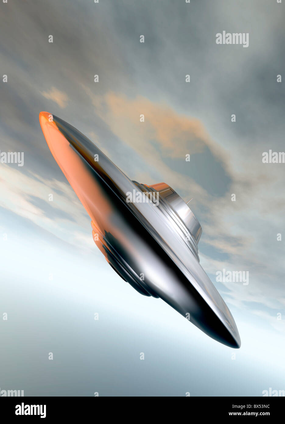 Flying Saucer, ilustraciones Foto de stock
