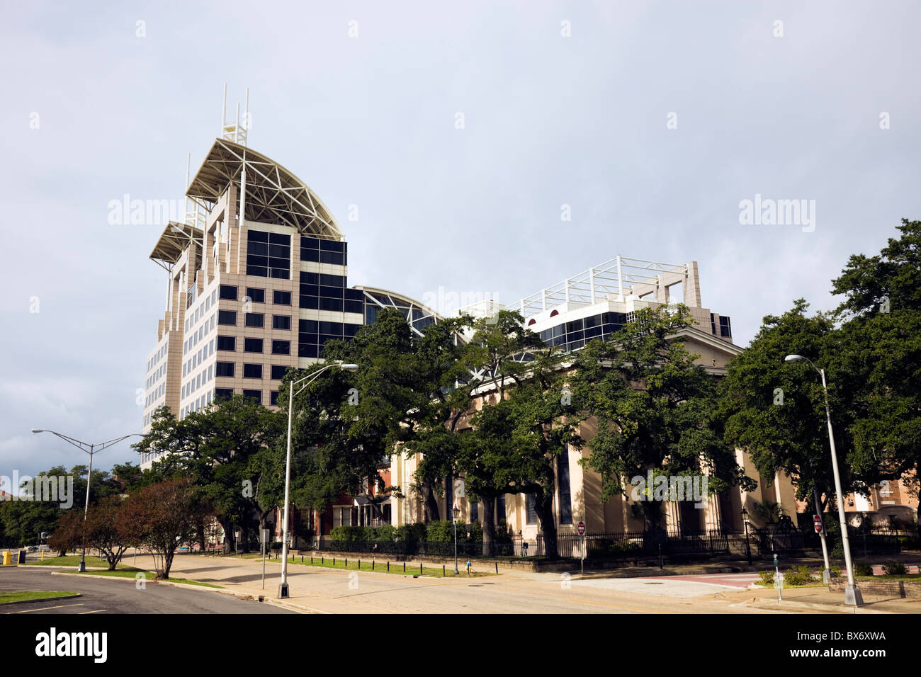 La arquitectura de Mobile, Alabama Foto de stock