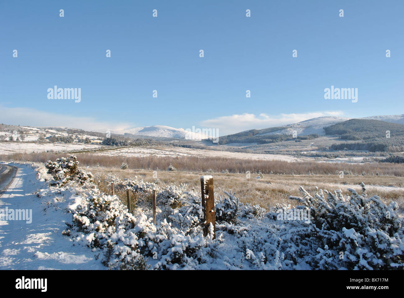 El país de las maravillas de invierno Foto de stock