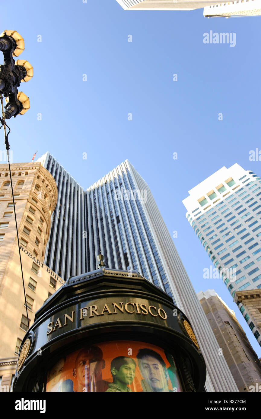 California, Estados Unidos, San Francisco, el Centro , Market Street. Foto de stock