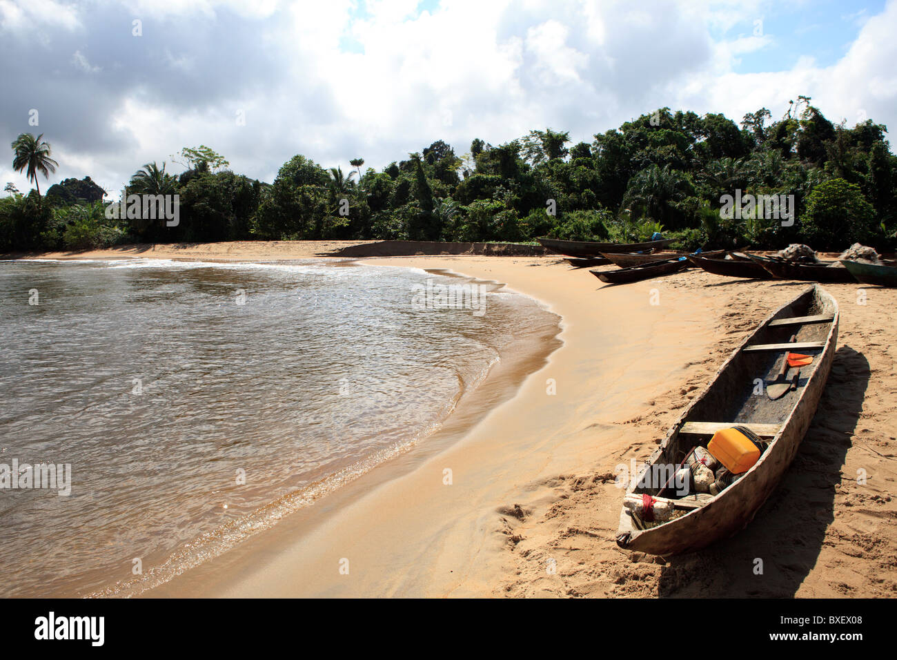 Camerún Afria Campo reserva Foto de stock