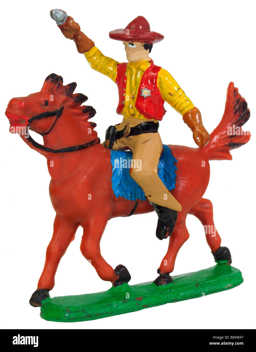 Juguetes, figuras de juguete, Sheriff montar a caballo, Alemania, alrededor  de 1963, Derechos adicionales-Clearences-no disponible Fotografía de stock  - Alamy