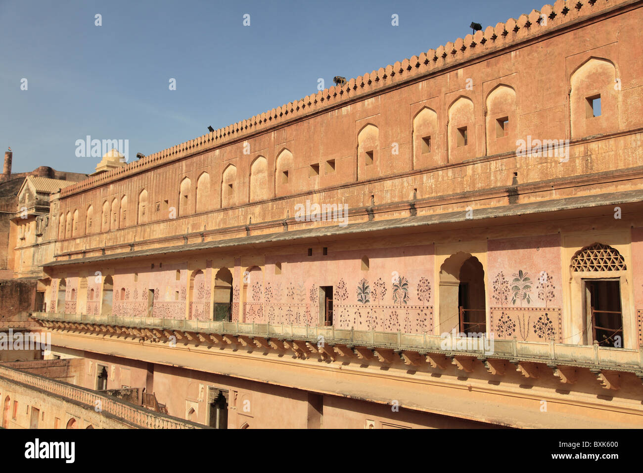 Fuerte Amber Palace, Jaipur, Rajasthan, India, Asia Foto de stock