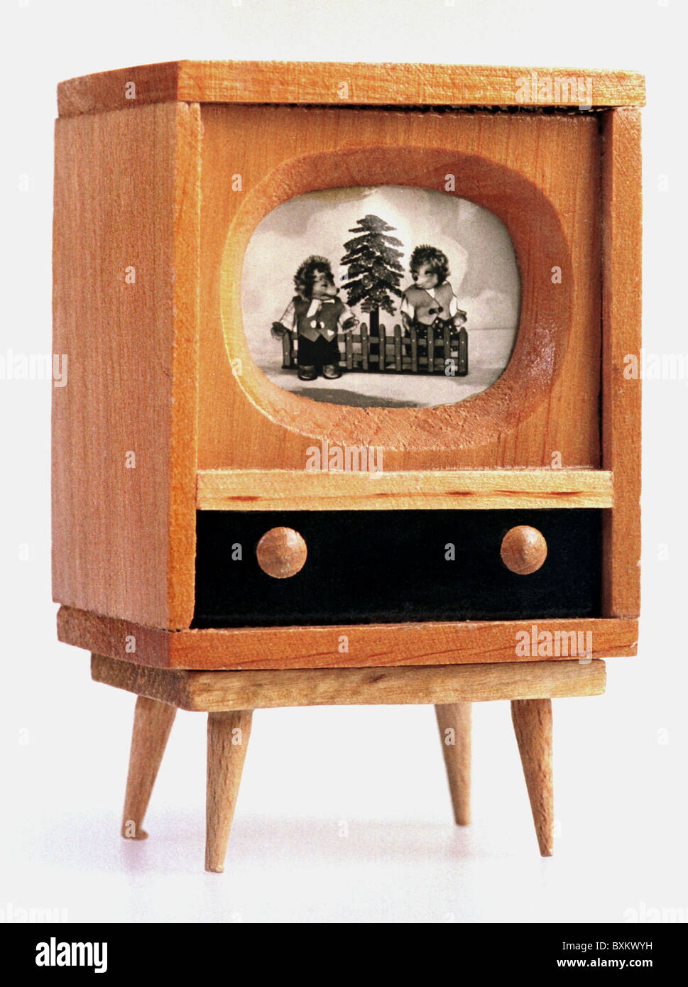 Juguetes, mini televisores con presentación de diapositivas integrada,  Alemania, 1950, , Derechos adicionales-Clearences-no disponible Fotografía  de stock - Alamy