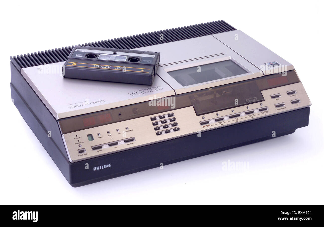 Tecnología, videograbador, Philips VR 2022 S, países Bajos, alrededor de  1981, Derechos adicionales-Clearences-no disponible Fotografía de stock -  Alamy