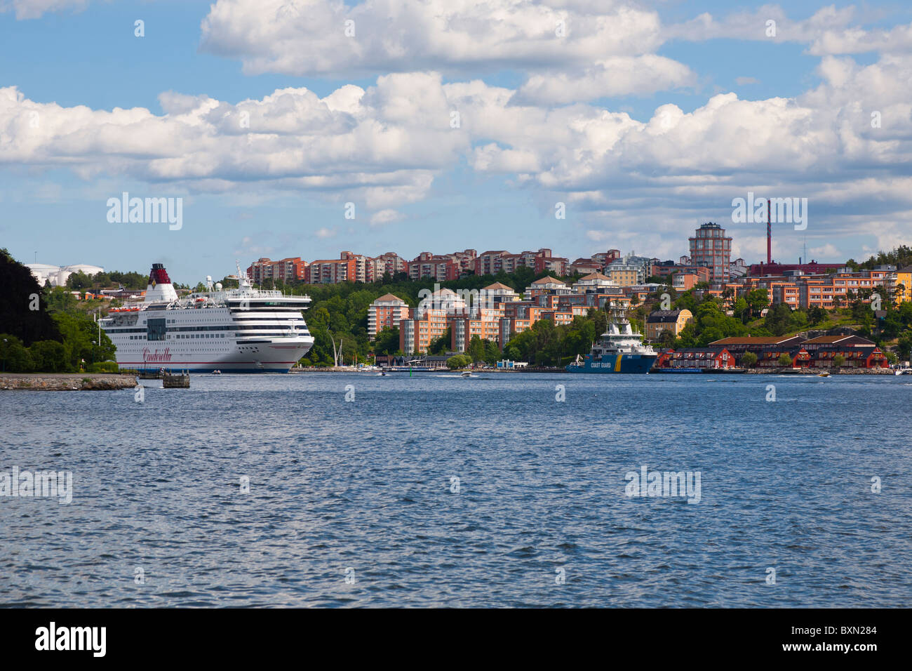 Crucero Cinderella en su camino en Estocolmo, Suecia. Foto de stock