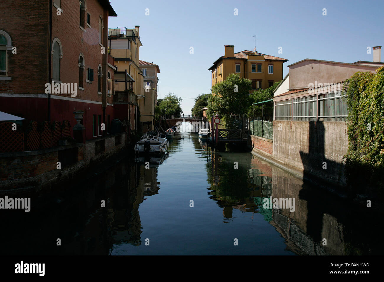 Una vista general de la zona del Lido, en Venecia Foto de stock