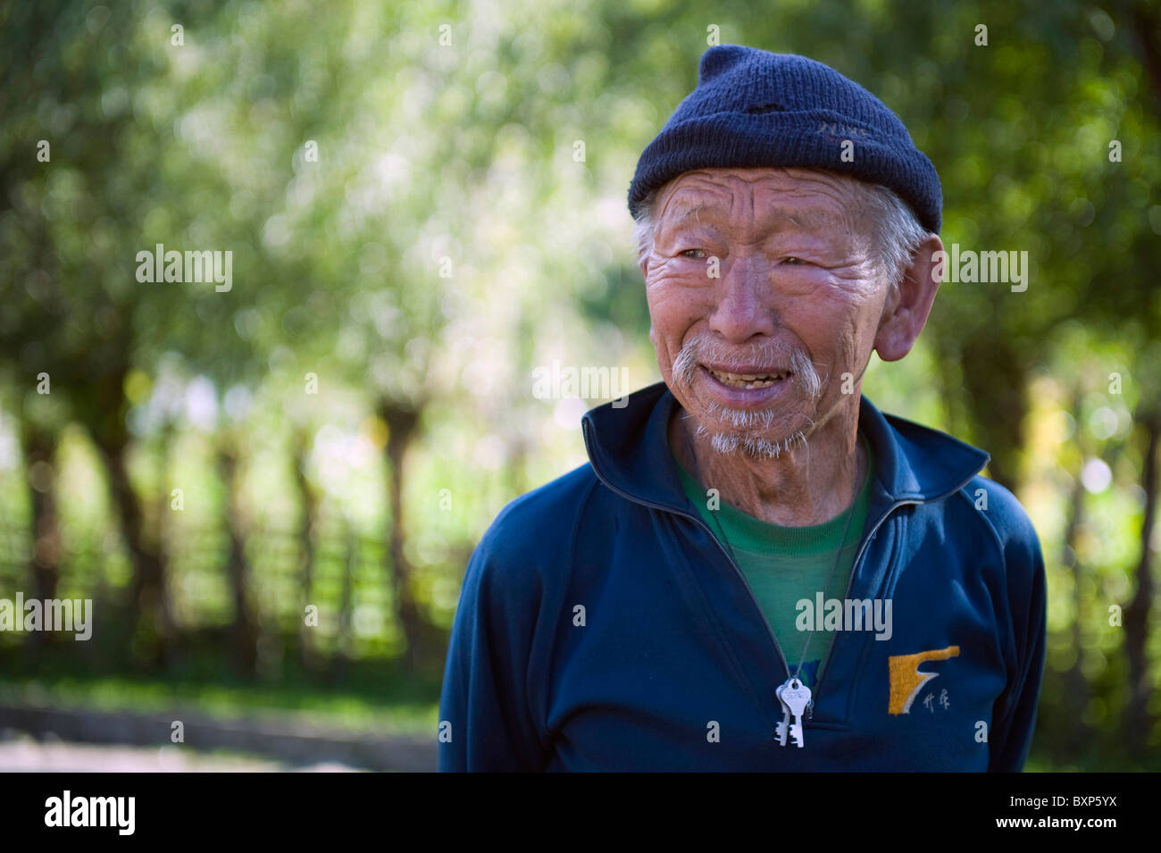 El hombre local, Bhután, Asia Foto de stock
