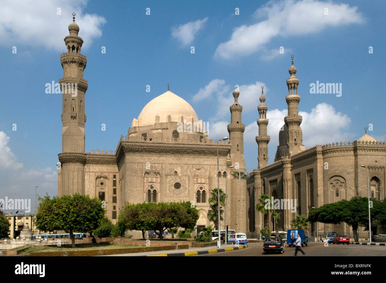 Egipto, El Cairo, el sultán Hassan mezquita Foto de stock