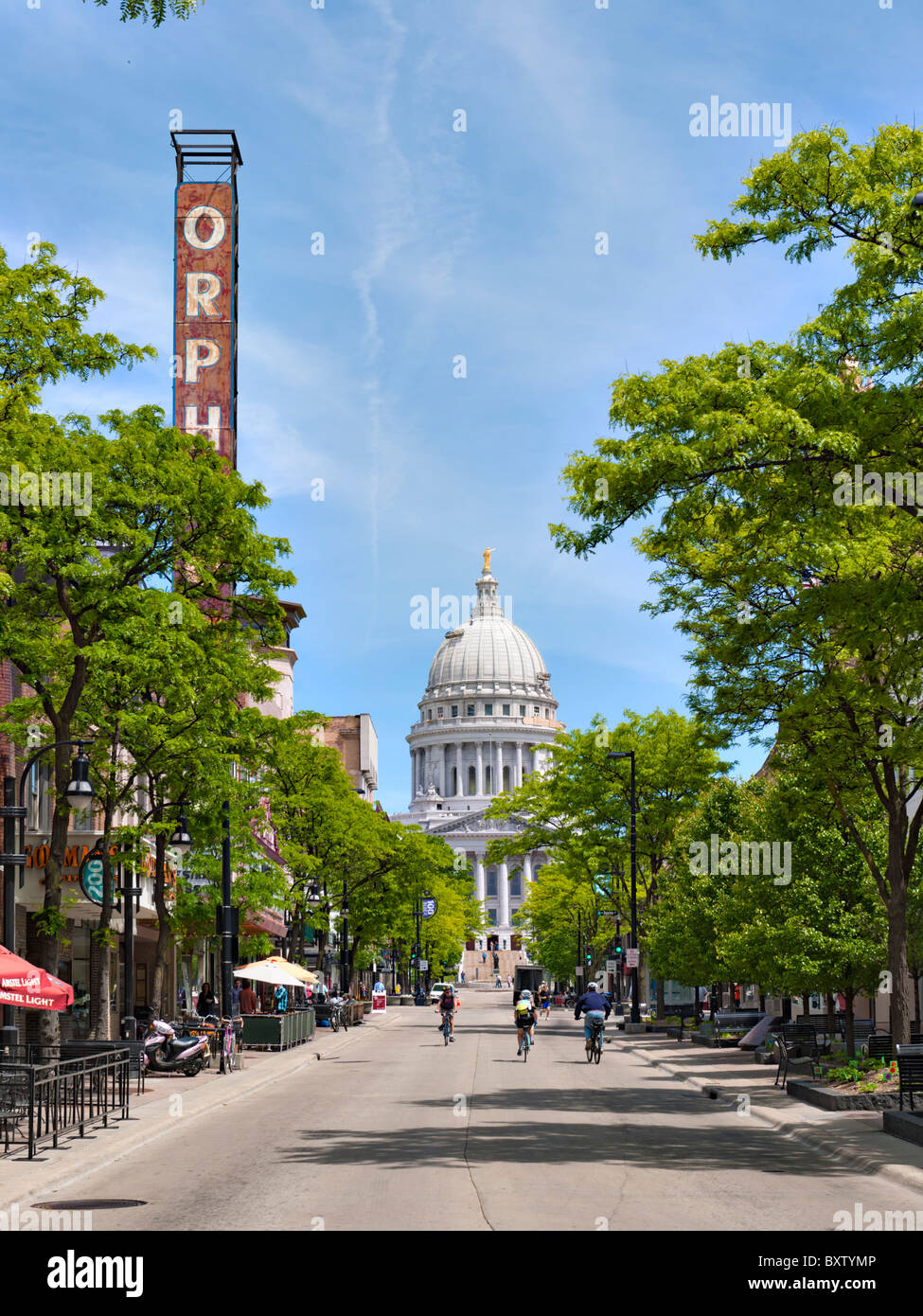 Capitolio del estado de Wisconsin, en Madison Fotografía de stock Alamy