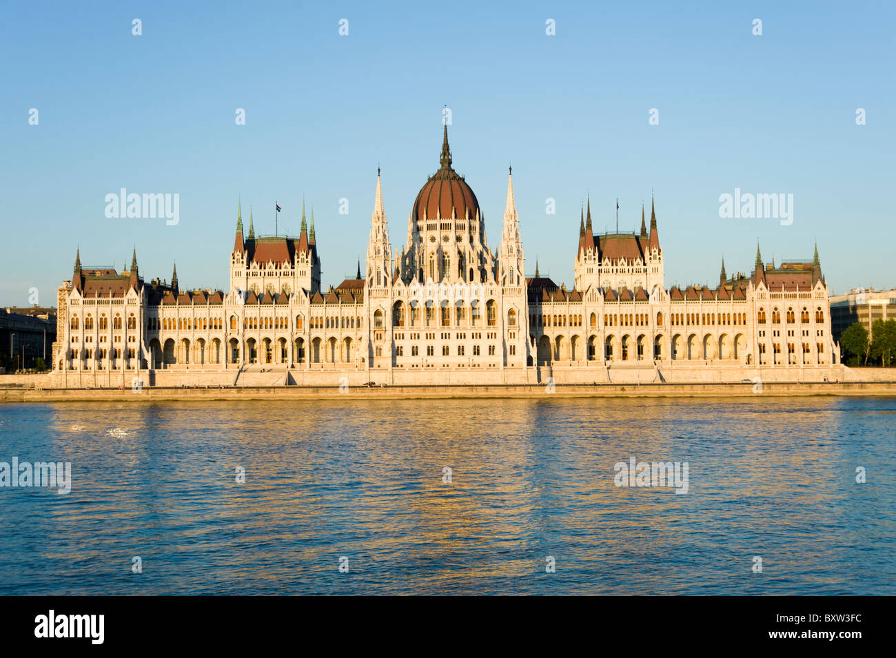 Edificio del Parlamento de Hungría, Budapest, Hungría Foto de stock