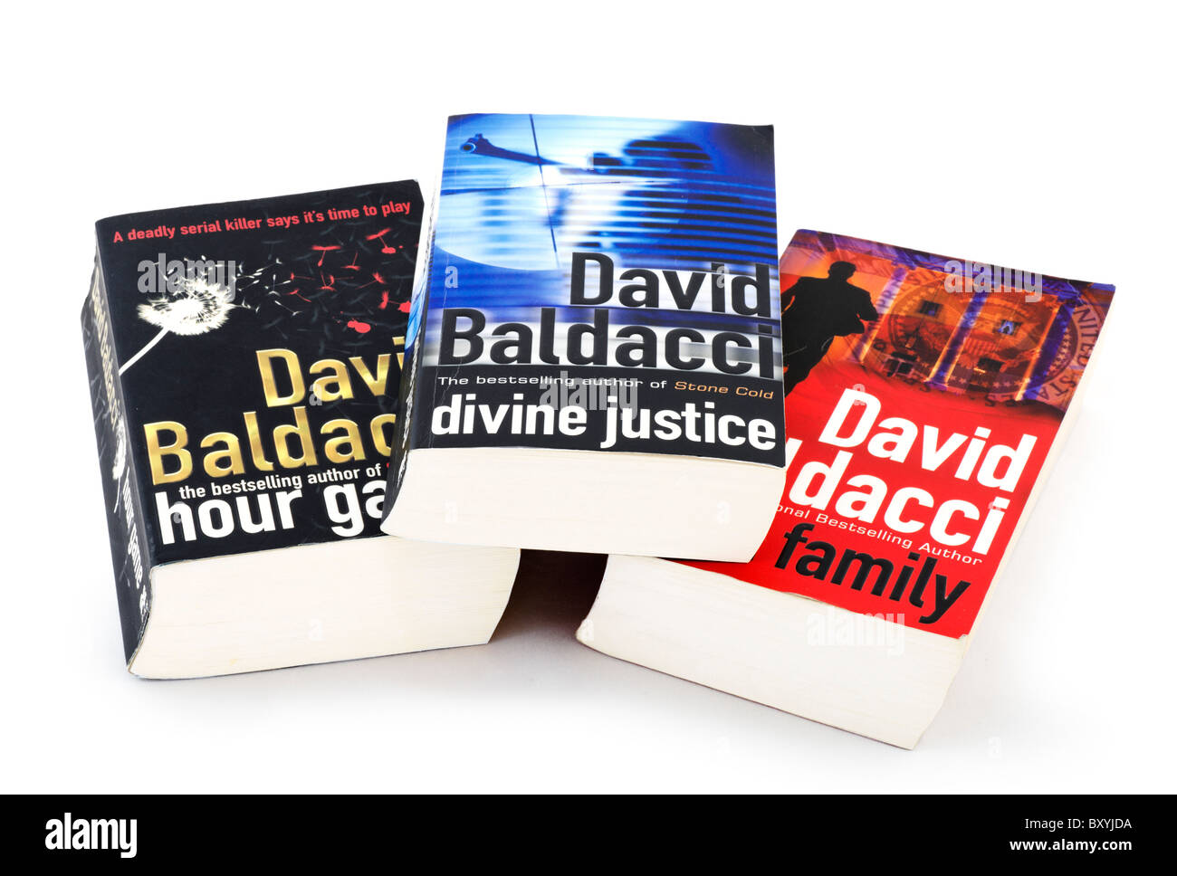 Mejor venta de libros en rústica por David Baldacci, REINO UNIDO Foto de stock