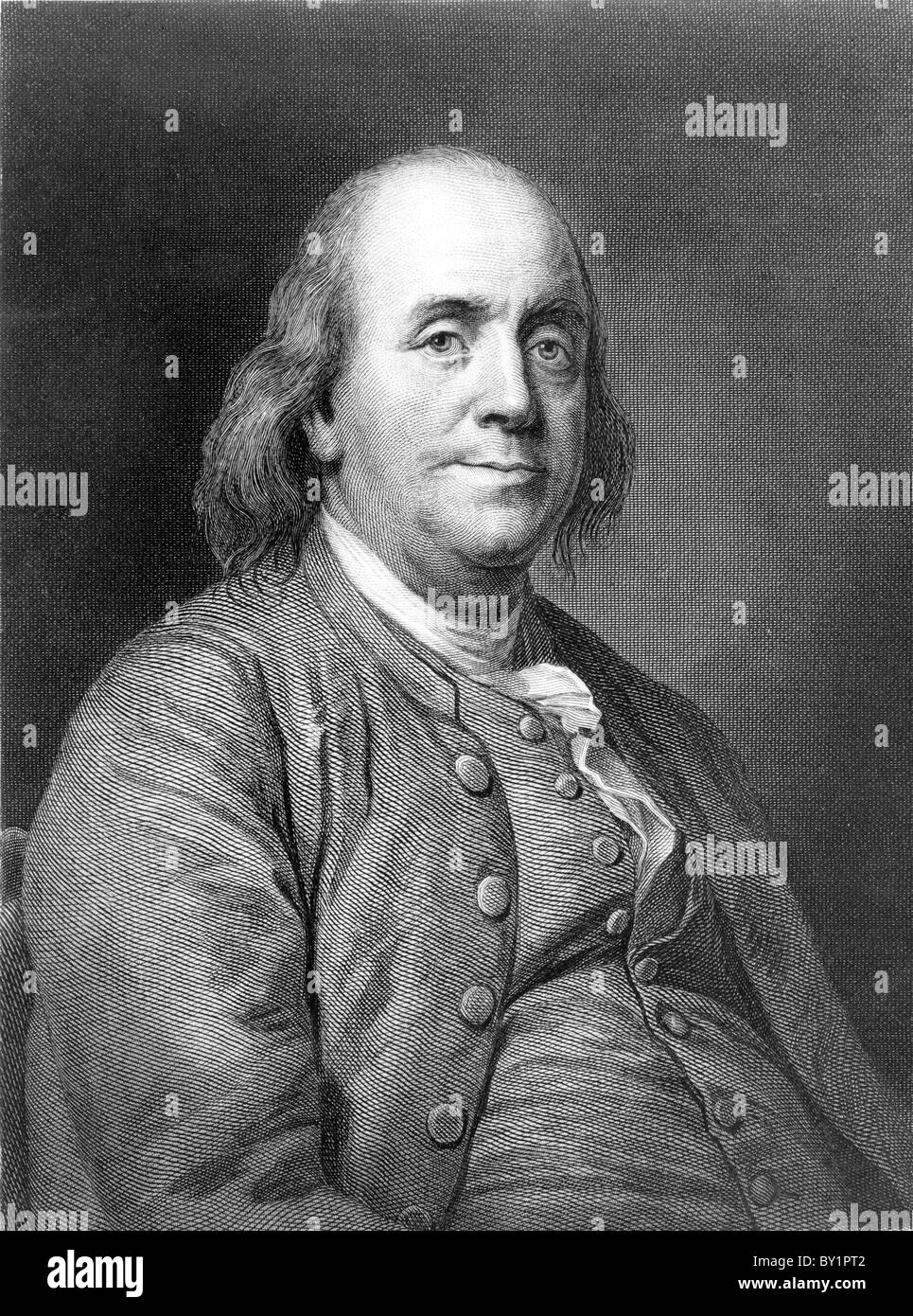 Benjamin Franklin Foto de stock