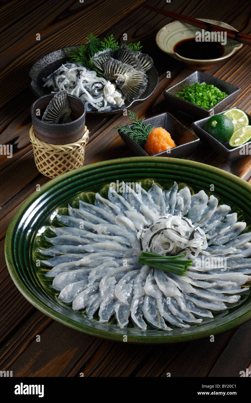 Fugu sashimi fotografías e imágenes de alta resolución Alamy