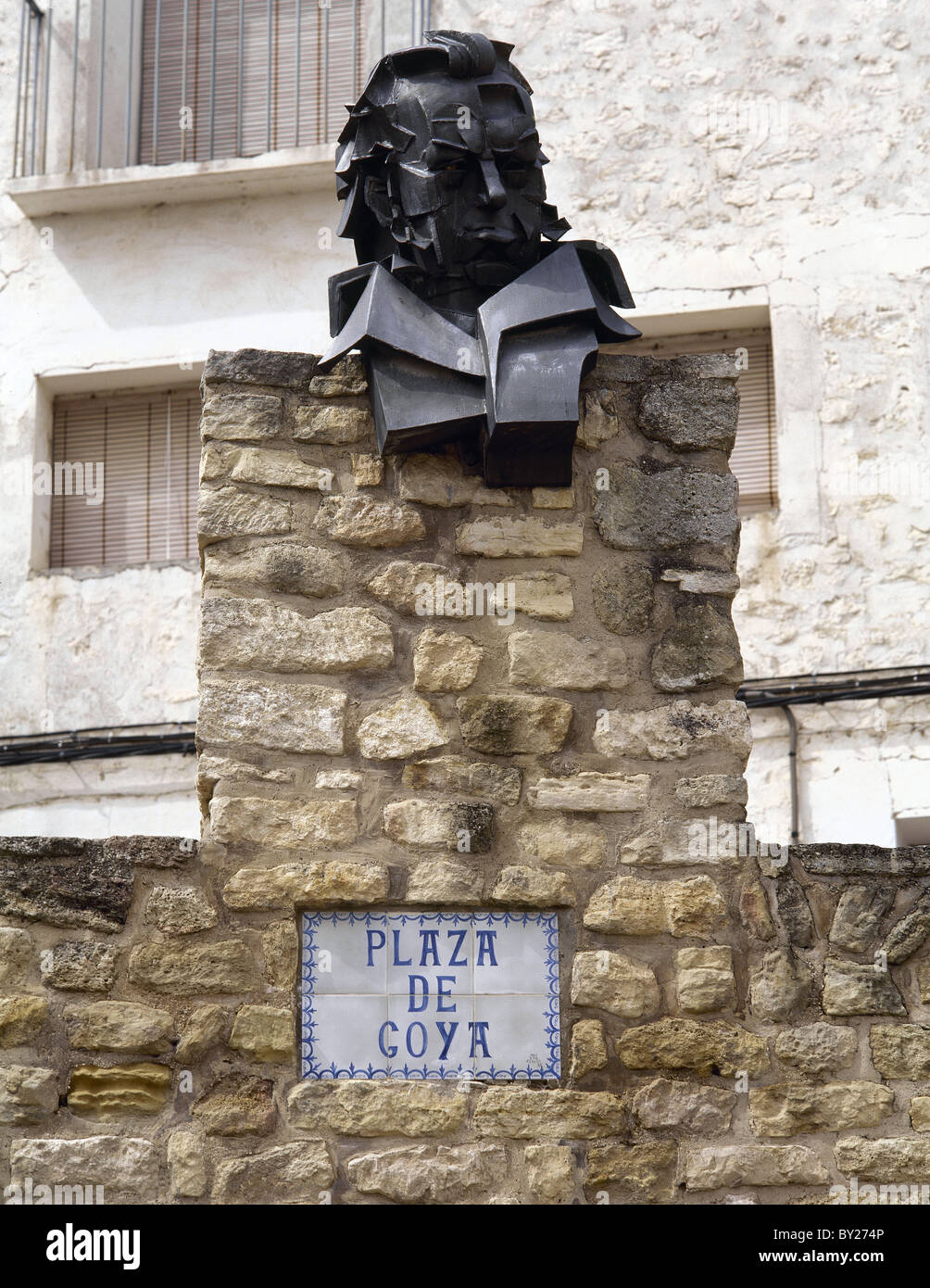 Goya, Francisco de (1746-1828). Pintor y grabador español. Busto. Fuendetodos. España. Foto de stock