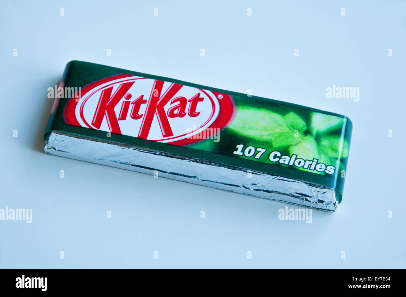 Kit Kat menta barra de chocolate Fotografía de stock Alamy